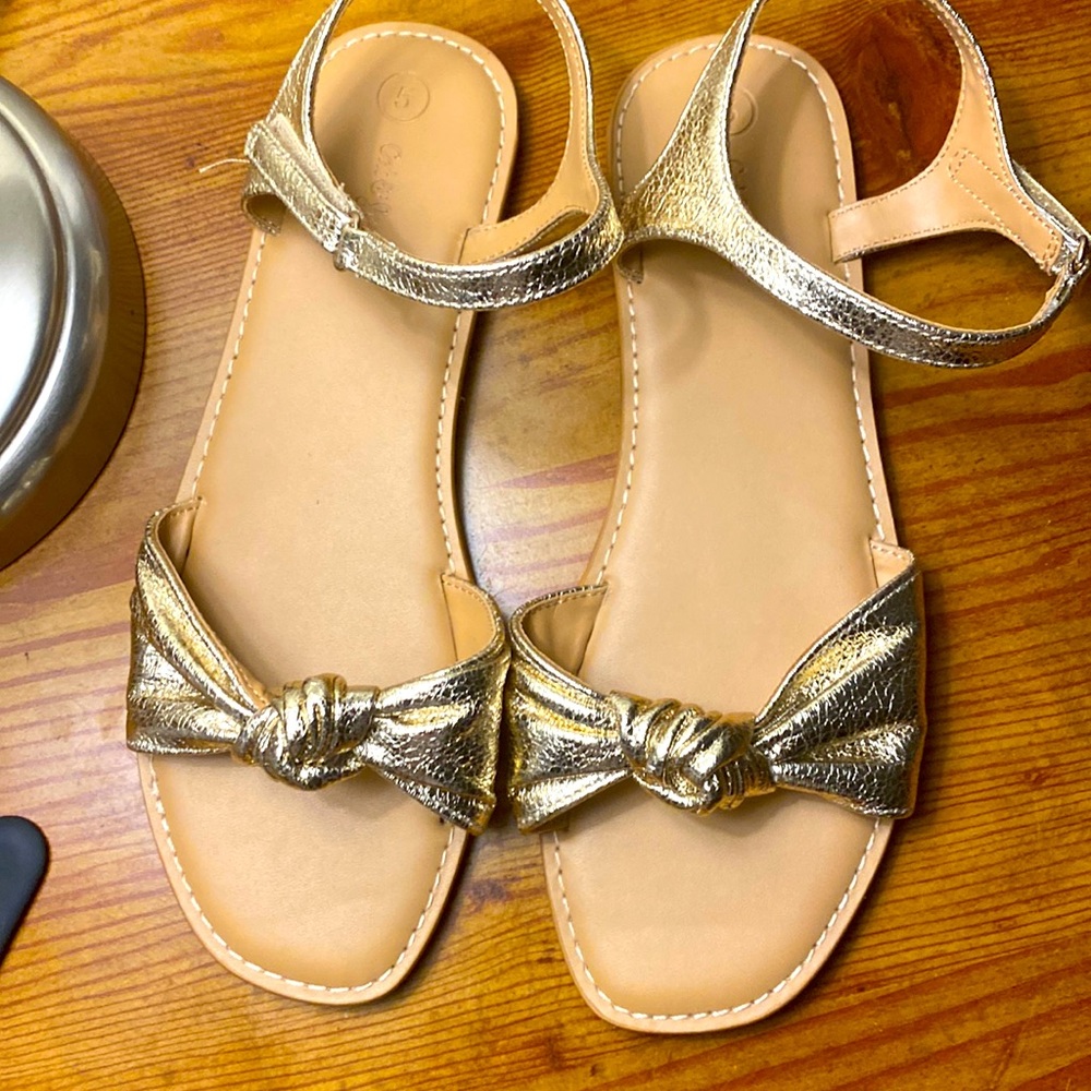 🌼New🌼Gold Sandals